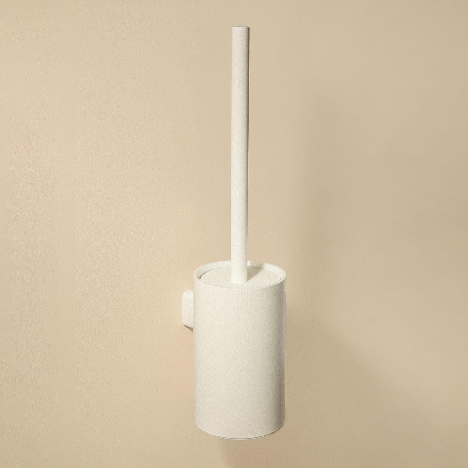 Toilet Brush, Wall-mounted, Matt White, Architect S+ Collection