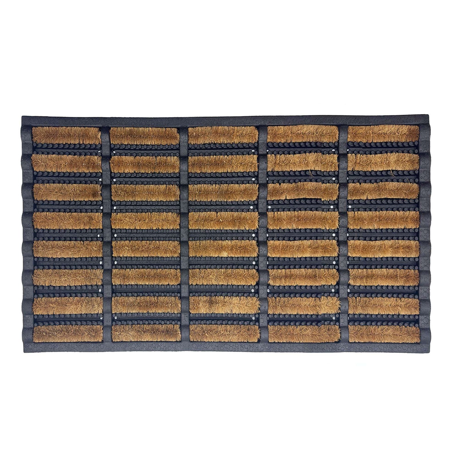Natural Coconut Coir Scraper Doormat | 45 x 75cm | Brown