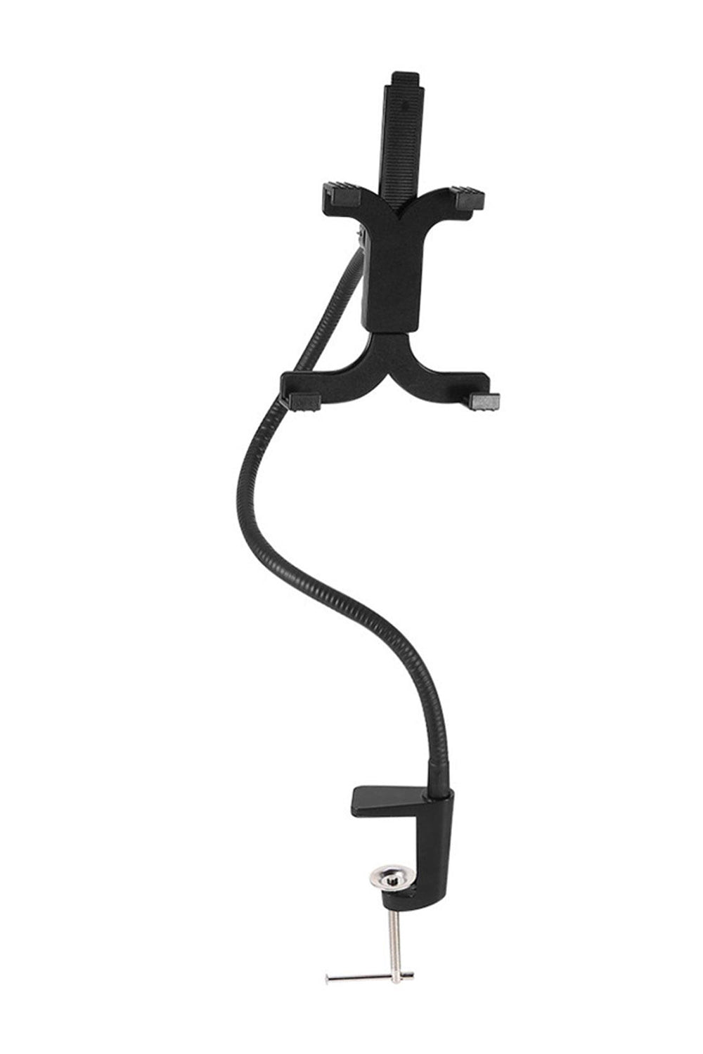 360 Aluminium Alloy Rotating Tablet Holder Adjustable Gooseneck Black