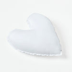 Super Microfibre Heart Shaped Cushion Pad | 40cm x 40cm | White