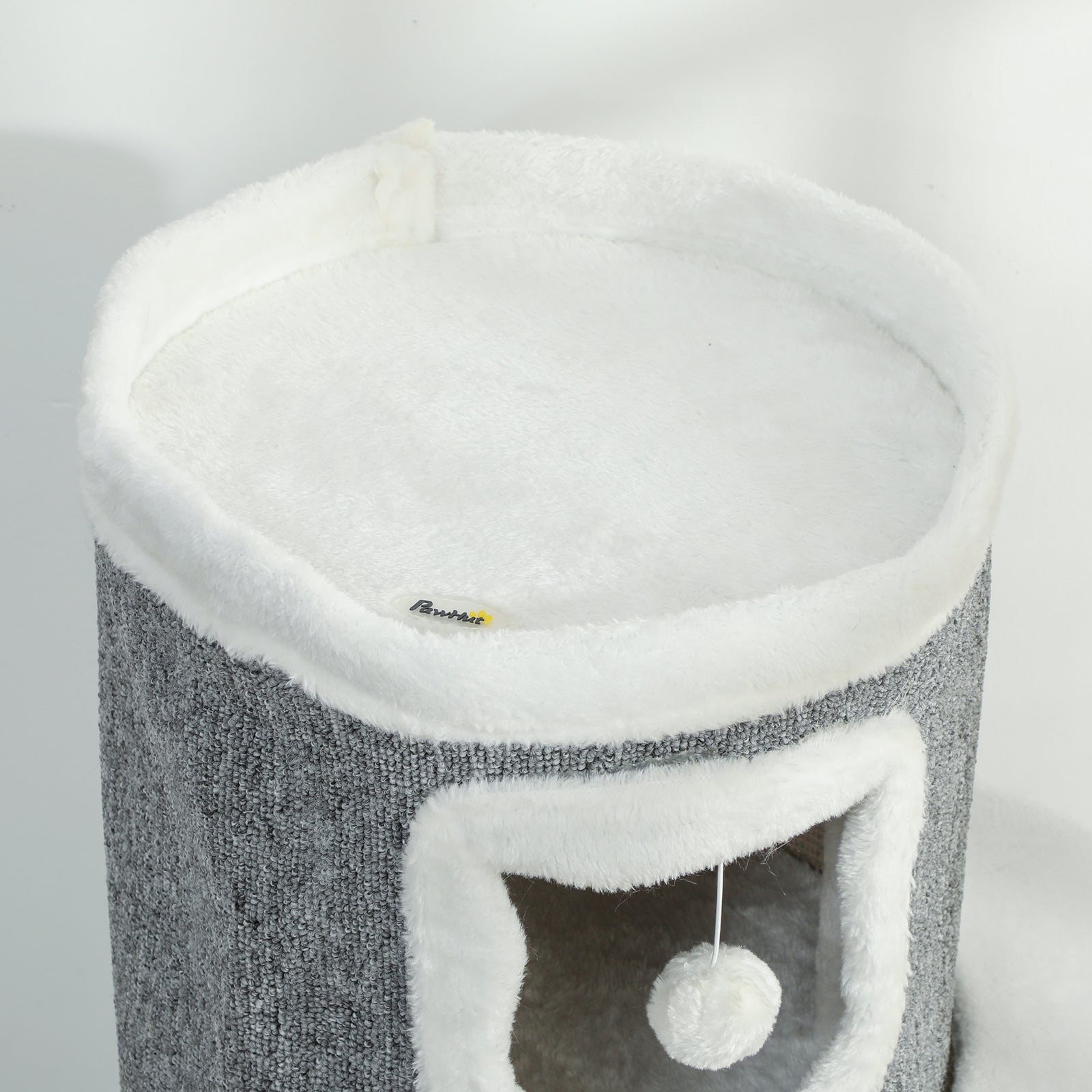 PawHut 101 Cm Cat Tree Cat Condo For Indoor Cats With Sisal Scratching Post
