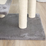 Cat Tree Activity Center Kitten Climbing Tower Scratching Post Plush