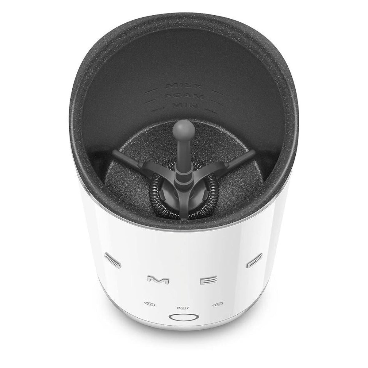 Mff02 50's Style Mini Milk Frother | White