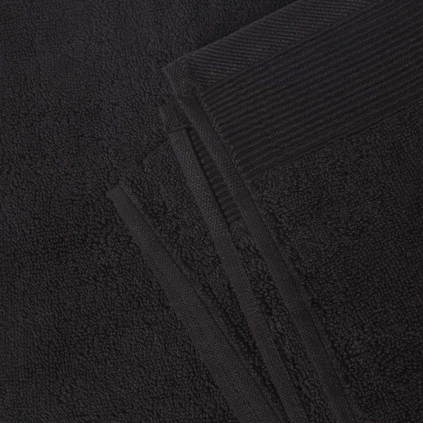 100% Combed Egyptian Cotton 700 Gsm Towels | Bath Towel | Black