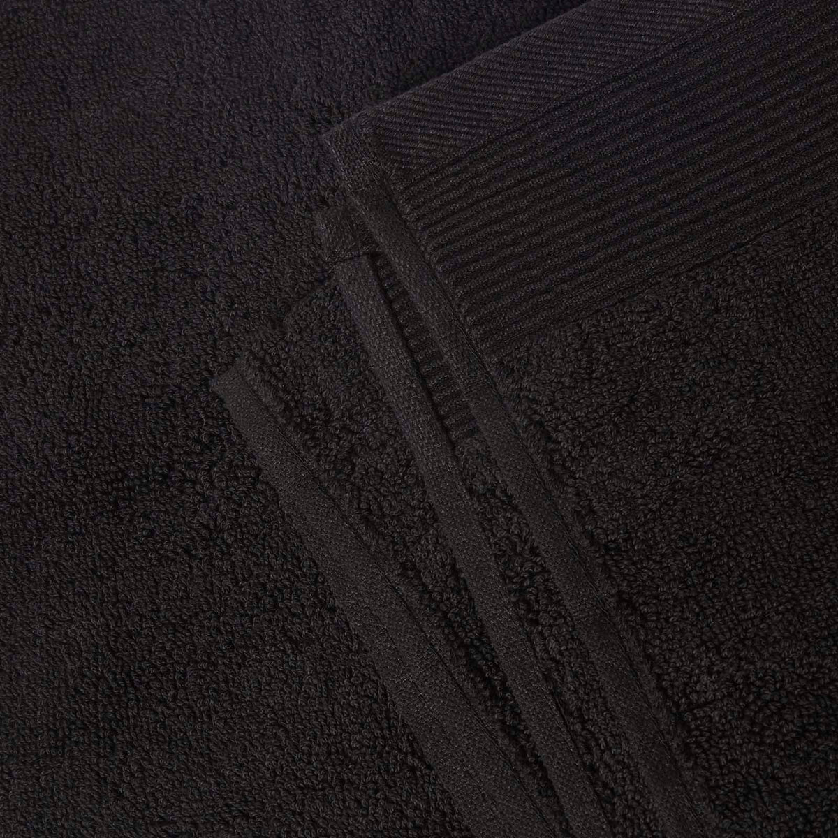 100% Combed Egyptian Cotton 700 Gsm Towels | Bath Towel | Black