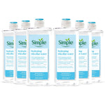 6 X 400ml Water Boost Micellar Cleansing Water For Dehydrated Skin | Set of 6 | White