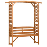 Patio Garden Bench Arbour Natural Wood