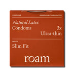 3 Pack Ultra-thin Condoms For Safer Sex & Contraception - Slim Fit
