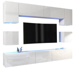 Panorama Wall Tv Unit | White