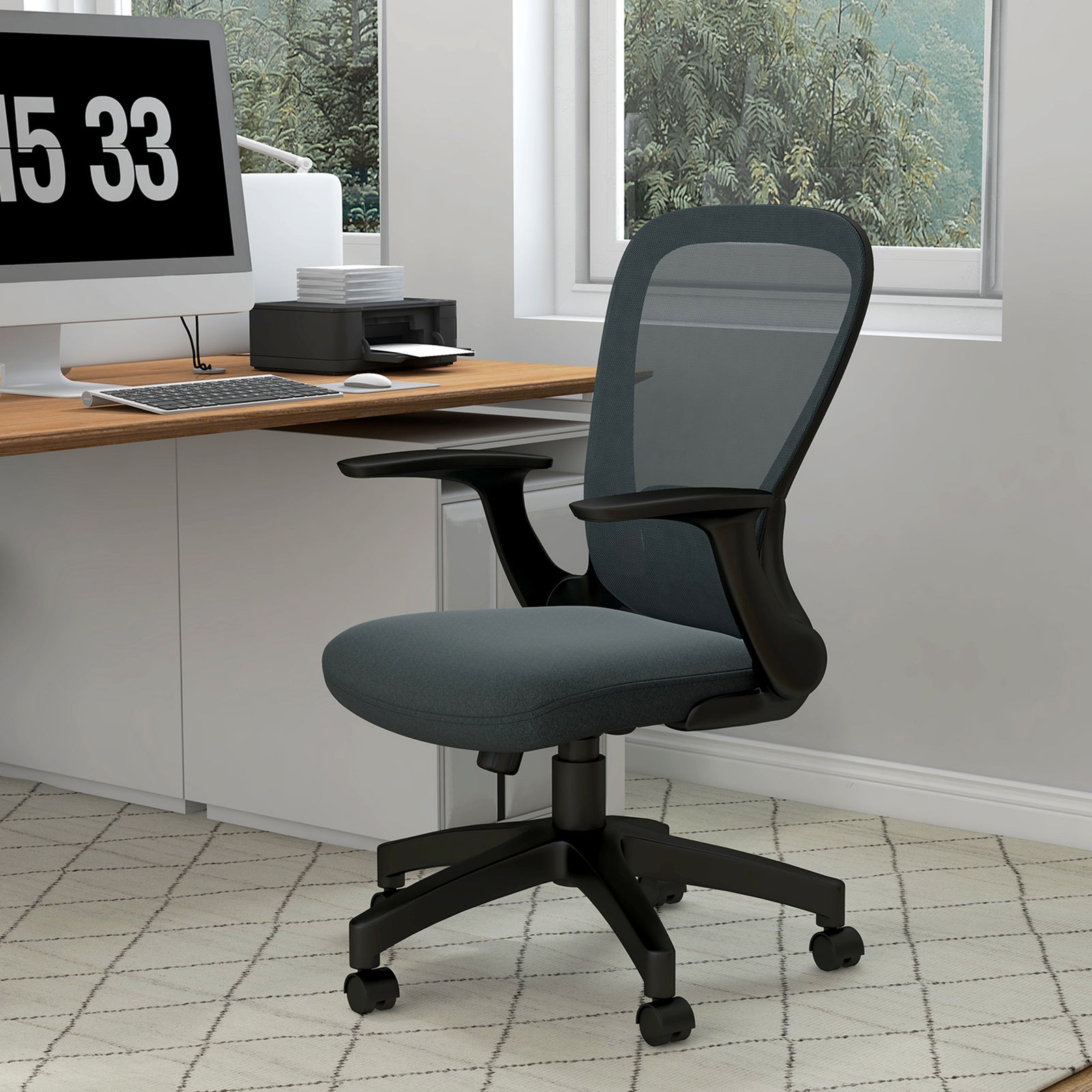 Mesh Office Chair W/ Adjustable Arm