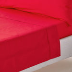 Egyptian Cotton Flat Sheet 200 Tc | Single | Red
