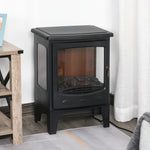 900w/1800w Electric Fireplace With Artificial Flame
