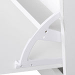 Entryway Organizer Shoe Storage Space Saving Mirror Chest
