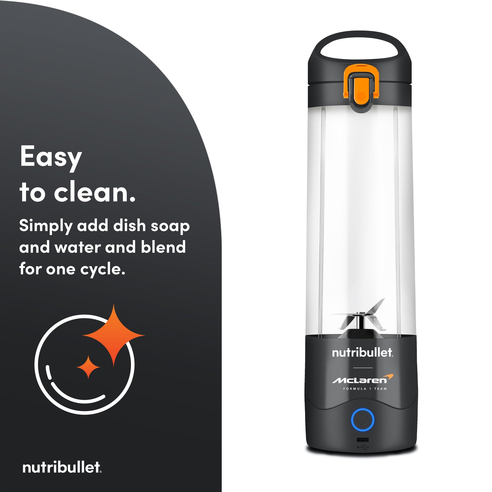 x McLaren F1 Team Portable Blender | Graphite