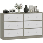 Chest Of Drawers, 6 Drawer Dresser For Bedroom | White