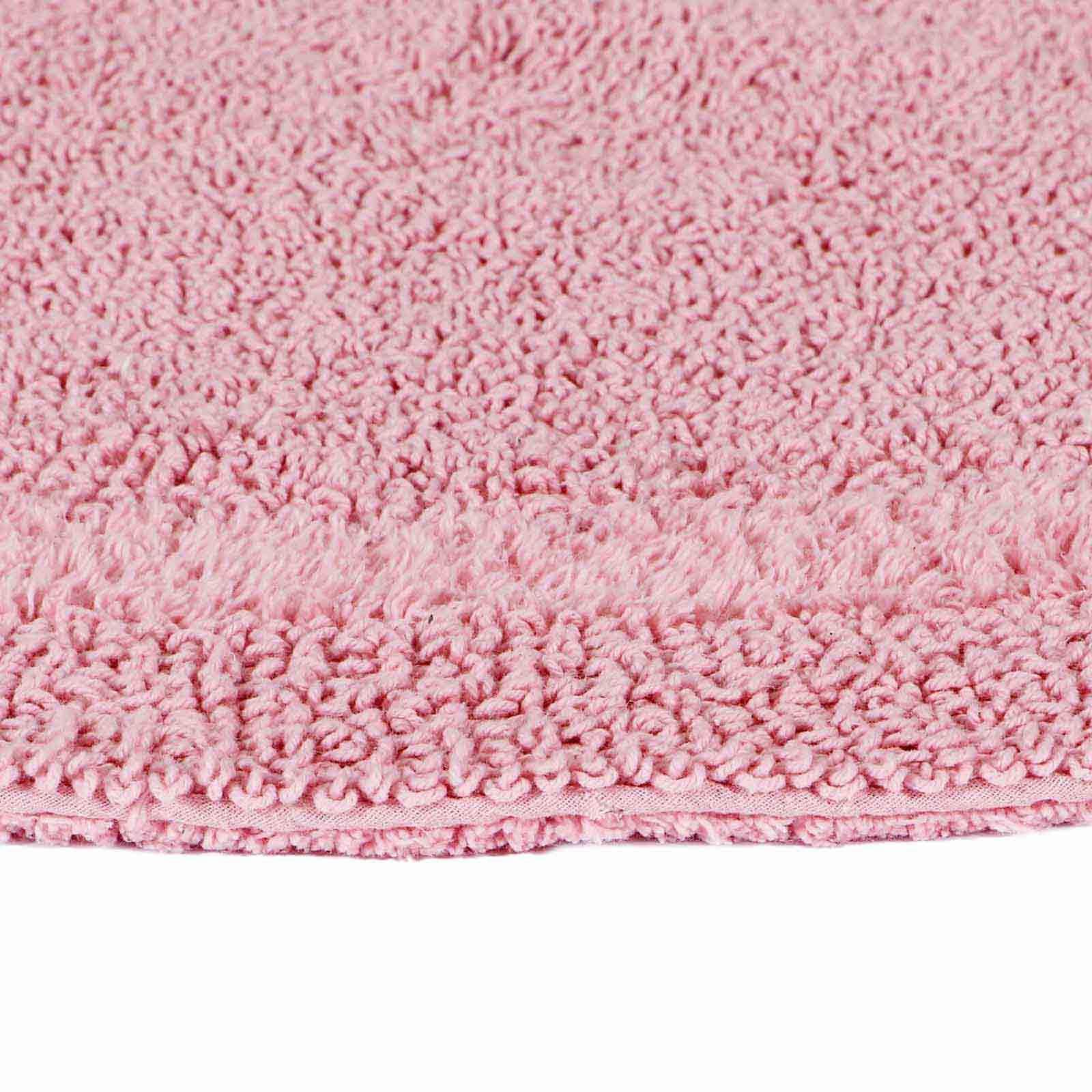 Luxury Reversible Cotton Bath Mat | 50 x 80cm | Blush Pink