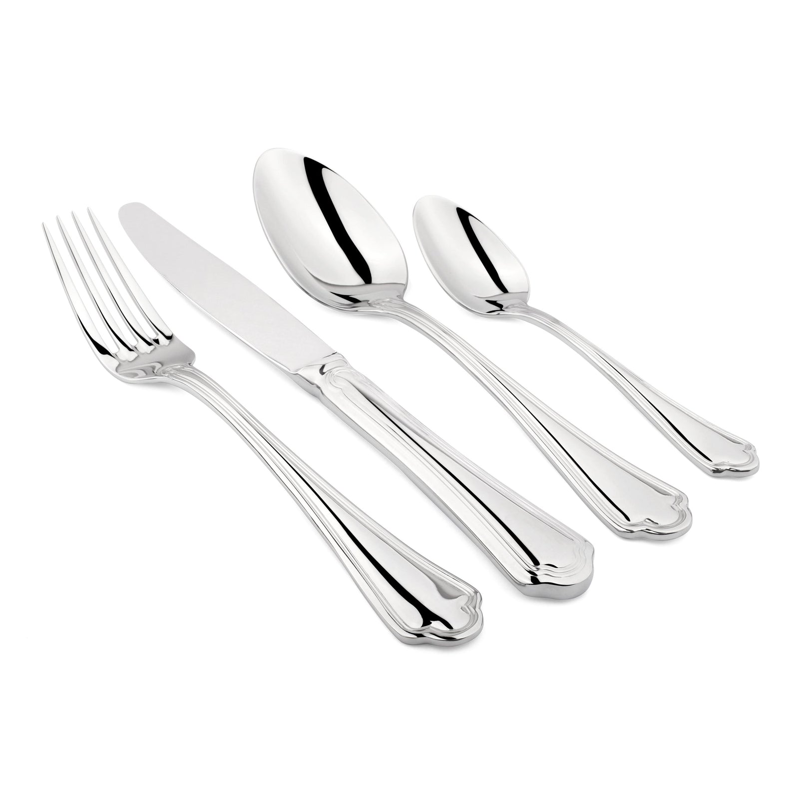 Cutlery Sets Stainless Steel 18/8 Catering Alhambra | 32Piece | Silver