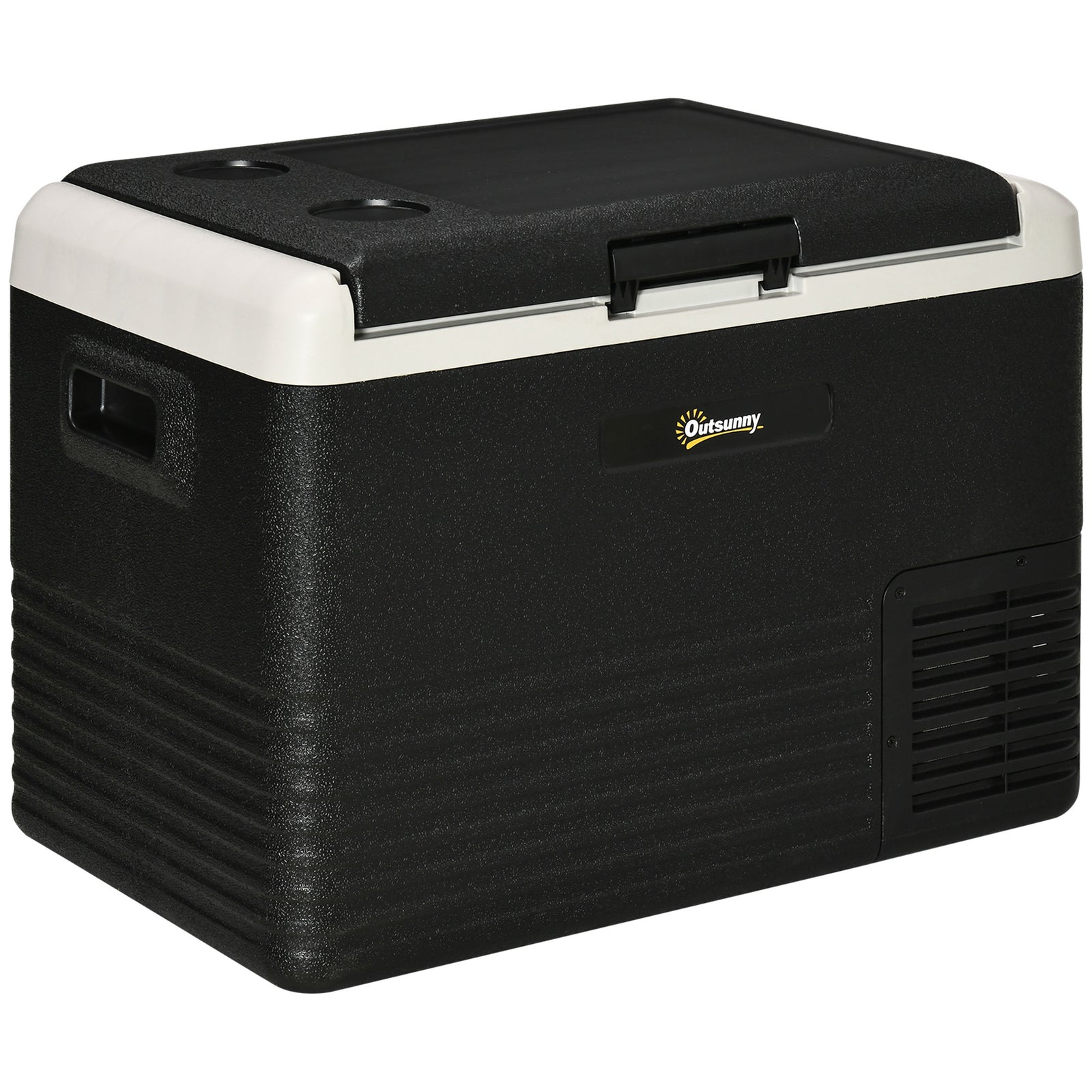 Car Refrigerator 12v Portable Freezer For Camping, Driving | Medium | Gray