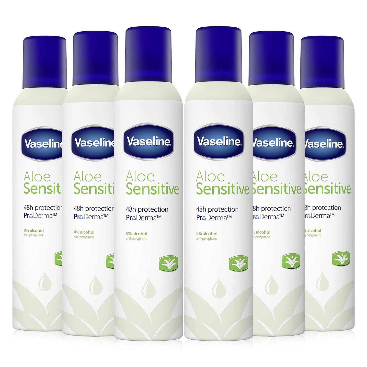 Proderma Aloe Sensitive Anti Perspirant Deodorant For Women, 6x250ml