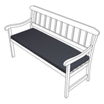 Outdoor Bench Cushion Pad, Weatherproof | Charcoal
