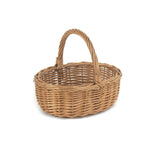 Wicker Mini Double Steamed Shopping Basket | Brown
