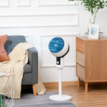 9 Inch Air Circulator Fan 70° Oscillation Carry Handle | One Size | Black