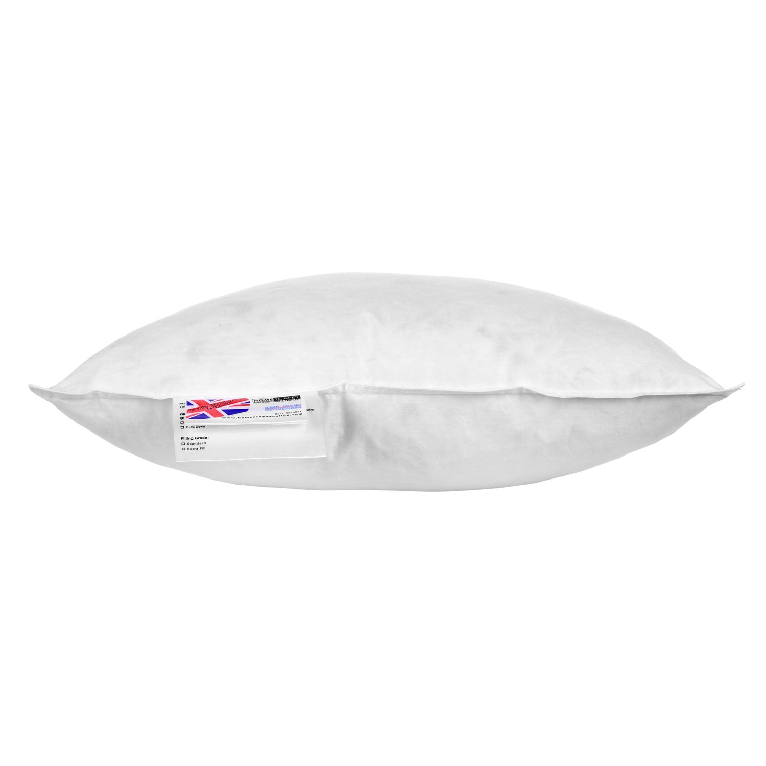 Goose Down Cushion Pad | 30cm x 50cm | White