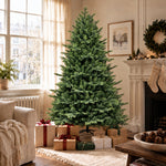 Artemis Home Hartenshaw Pre-lit Pe/pvc Artificial Christmas Tree - Warm White & Multicolour Leds