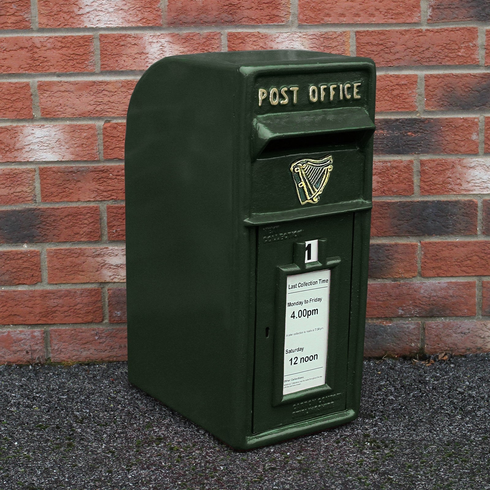 Post Box With Stand | Green