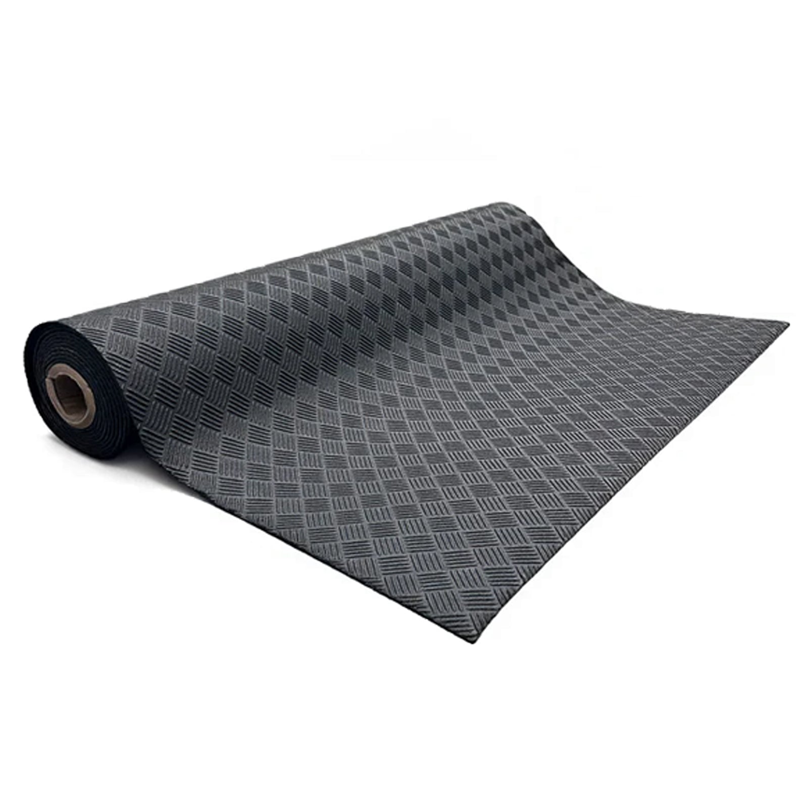Deckplate Custom Cut Roll Non-Slip Heavy Duty Floor Mat | 300cm | Grey