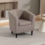 Beulah Fabric Accent Chair | Brown