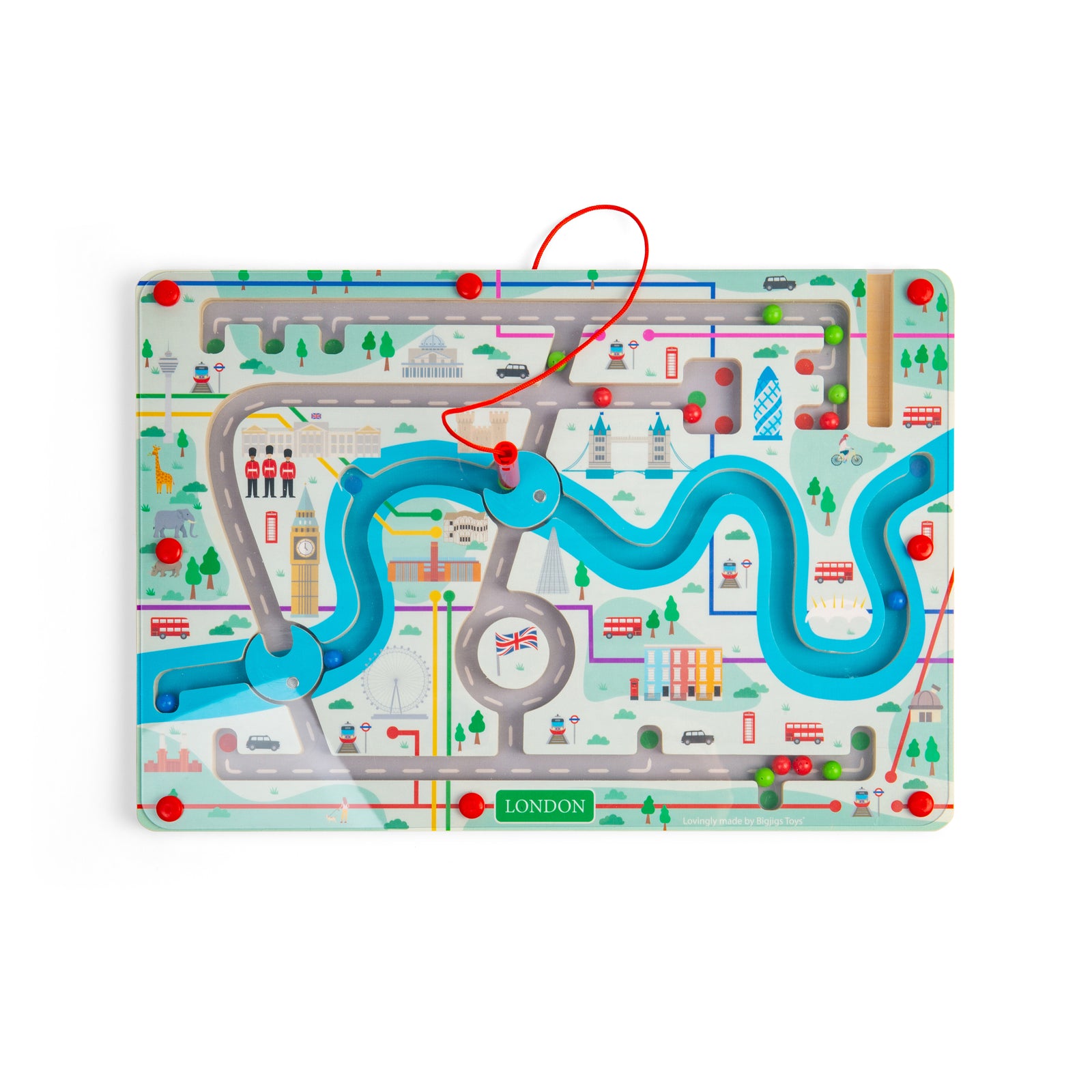 London Magnetic Maze Puzzle For Kids