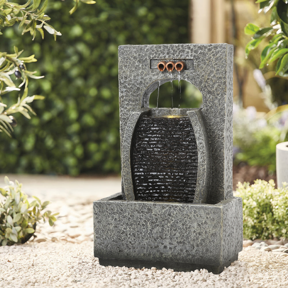 Creative Solar-powered Outdoor Garden Water Fountain Decor
