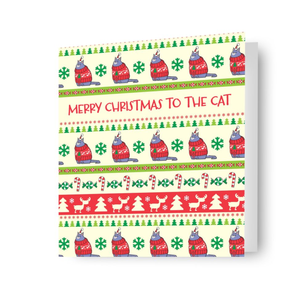 To The Cat' Christmas Card Official Product