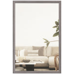 60x40cm Wall Bathroom Mirror For Home Decor, Vanity Mirror | Grey