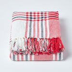 Tartan Check Sofa And Bed Throw | 150cm x 200cm | Red