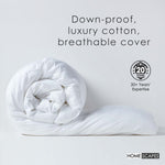 Goose Feather And Down 4.5 Tog Summer Duvet | Double | White