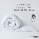Goose Feather And Down 4.5 Tog Summer Duvet | Super King | White