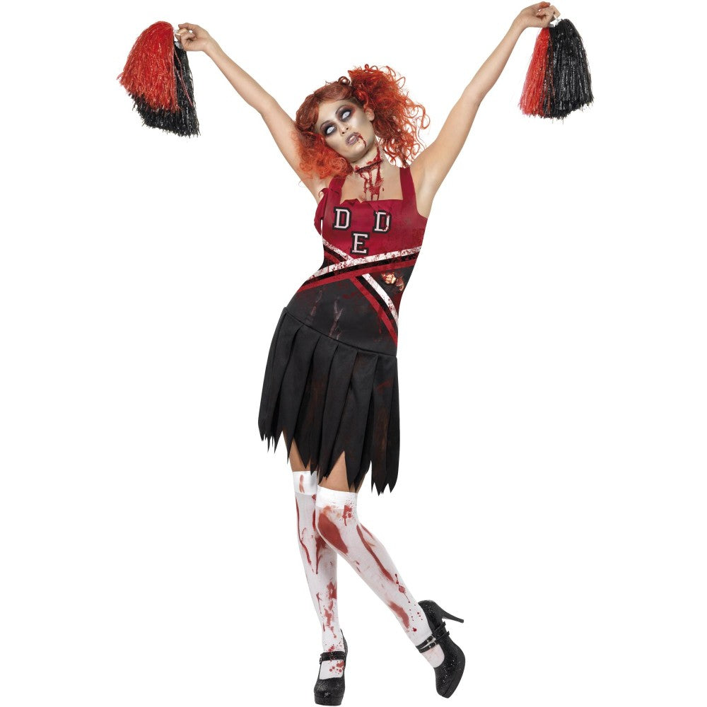 High School Horror Cheerleader Adult Women's Costume | XS