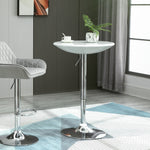 61cm Round Indoor Bar Table, Adjustable Height