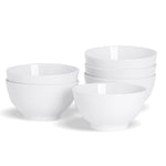 Dinner Set 18 Piece Rim Crockery Plates Bowls Set Porcelain