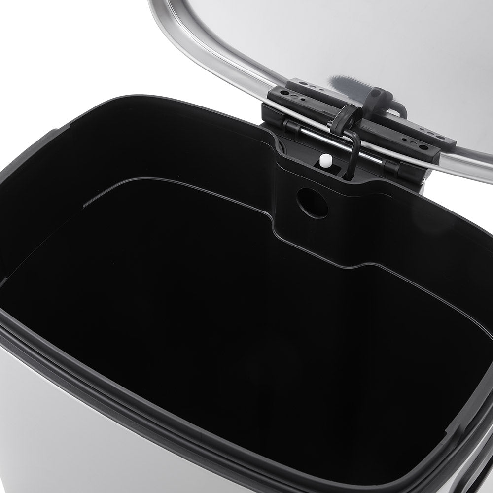 Stainless Steel Step Open Trash Can | 50l