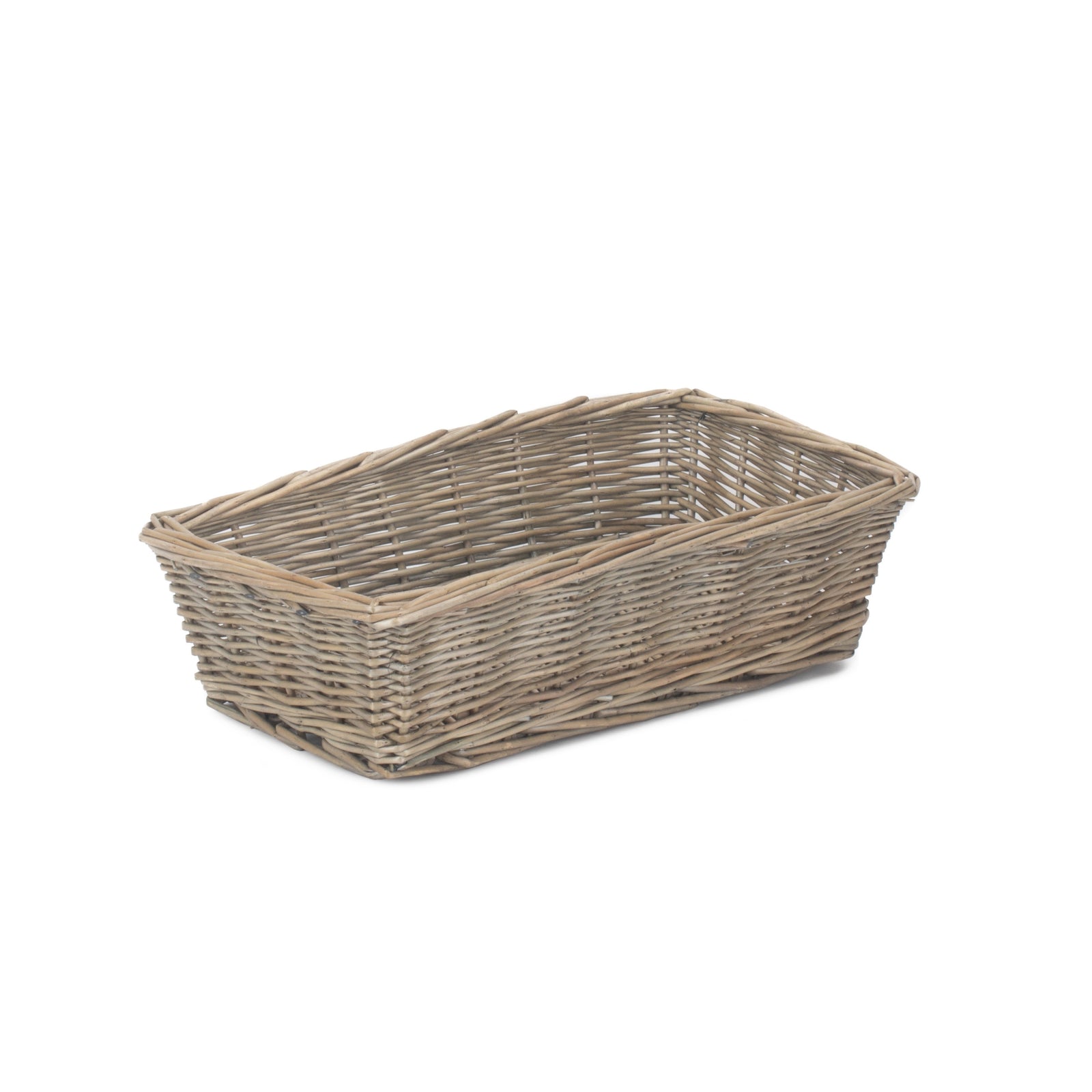 Antique Wash Tapered Serving Tray | Small | Brown