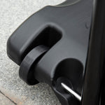 Outdoor Adjustable Basketball Hoop Stand Wheels 210-260cm | Black
