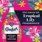 Fabric Conditioner Tropical Lily Ultra Concentrated 870ml, 58 Washes | Set of 4