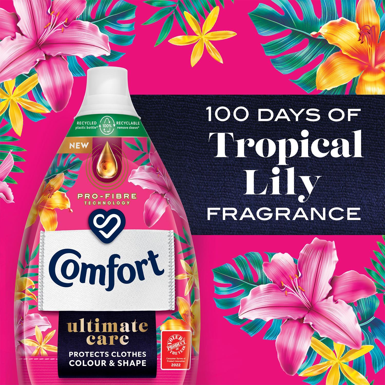 Fabric Conditioner Tropical Lily Ultra Concentrated 870ml, 58 Washes | Set of 4