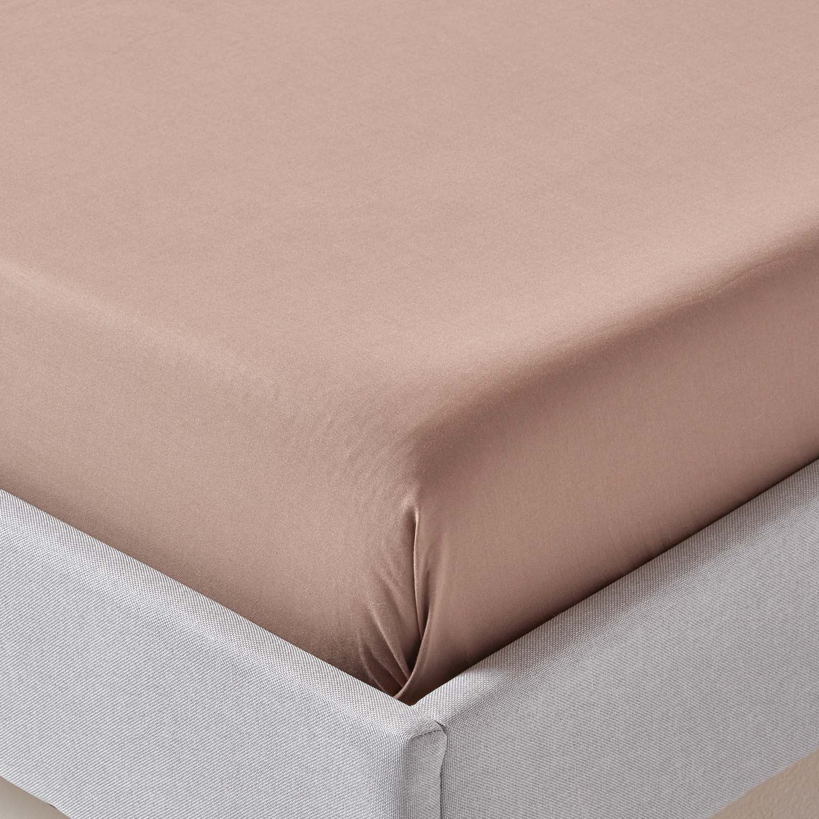 Organic Cotton Flat Sheet 400 Tc | Double | Brown