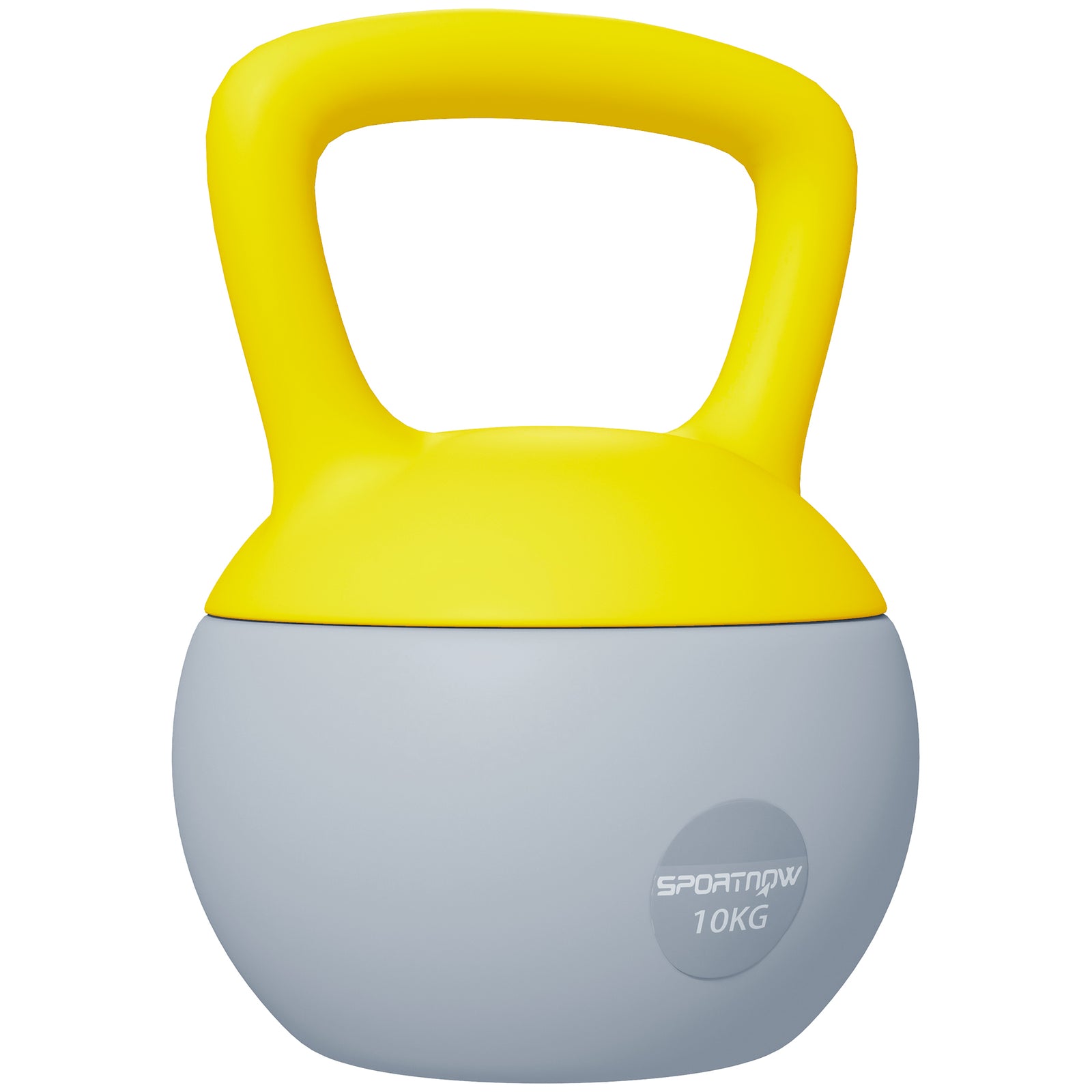 Soft Kettlebell, With Non-slip Handle,for Home Gym Strength | 10kg | Yellow
