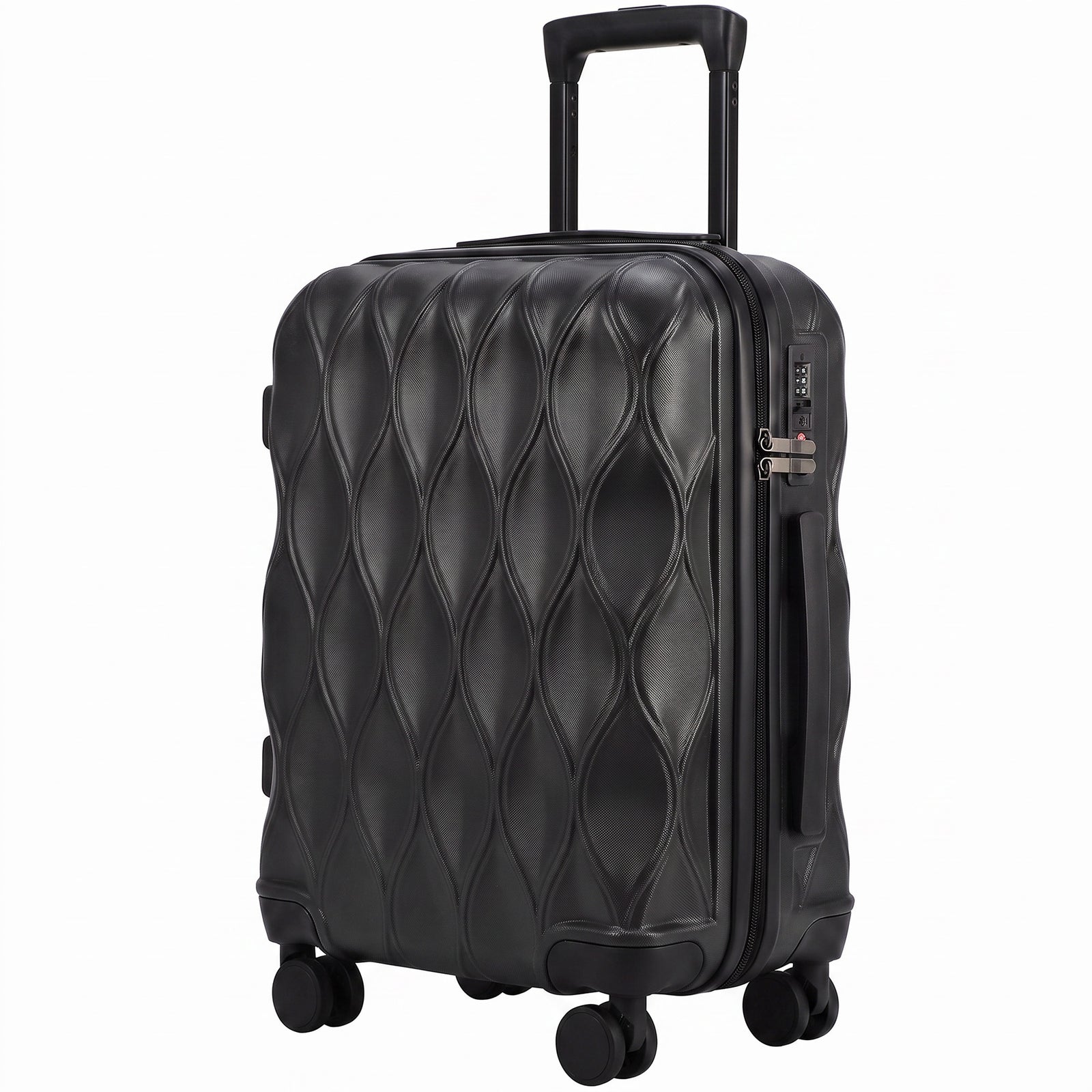 Suitcase, Hard Shell Carry On Luggage With Tsa Lock | 41l | Black
