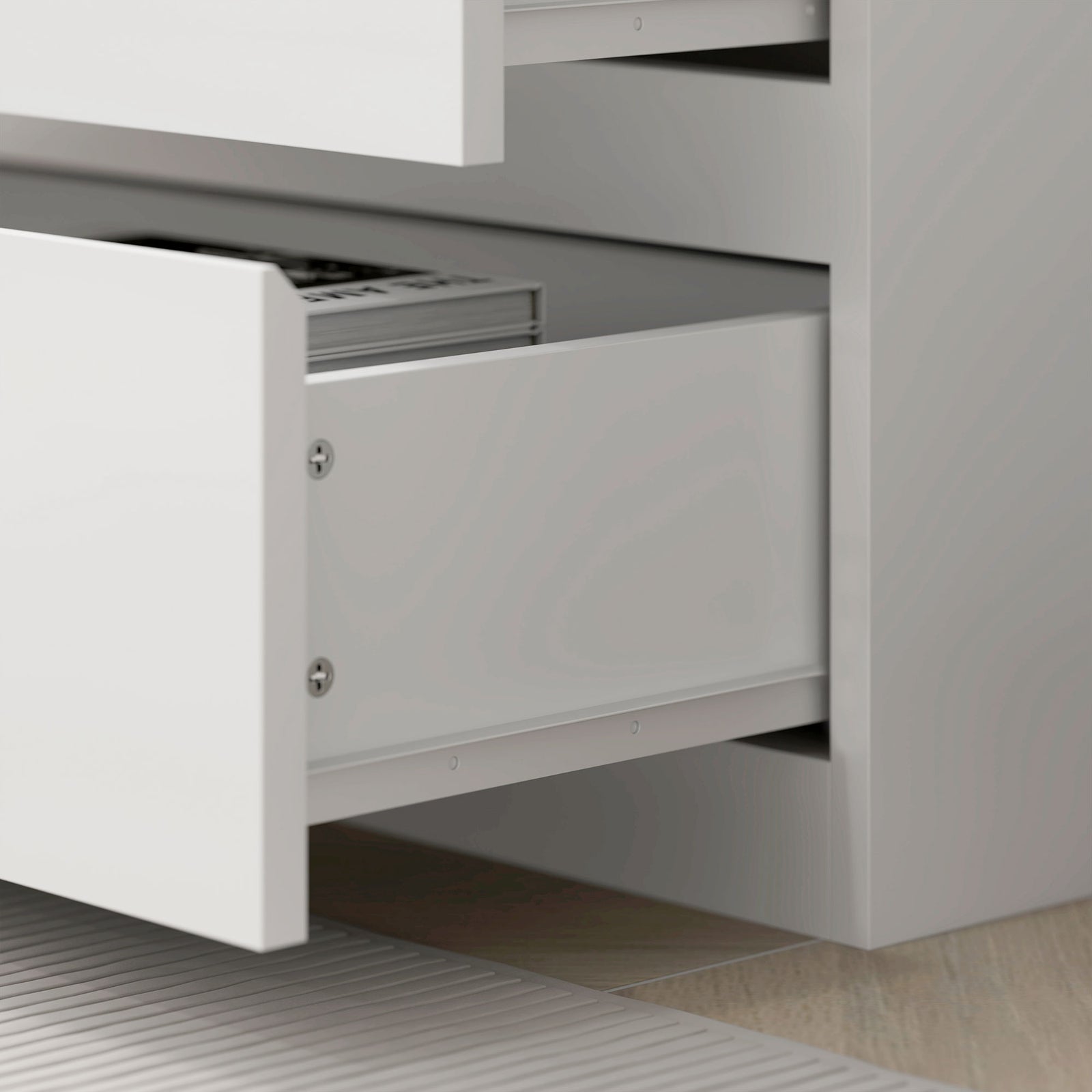 180cm Tall Bookshelf With Storage Free Standing | One Size | White